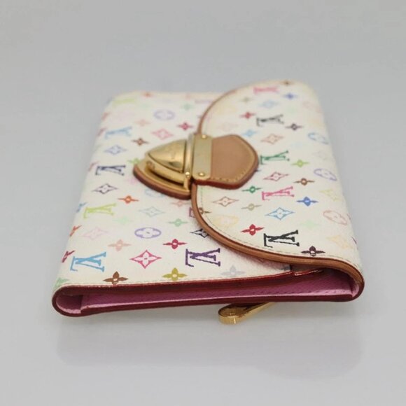 LOUIS VUITTON Multicolor Portefeuille Eugenie Wallet White M60053 LV Auth 142358 - Picture 8 of 16